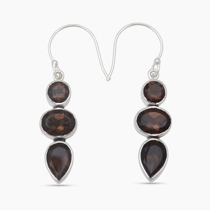 Amethyst Silver Earrings