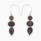 Amethyst Silver Earrings
