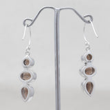 Amethyst Silver Earrings