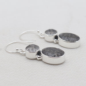 925 Sterling Silver Singing Quartz Earrings