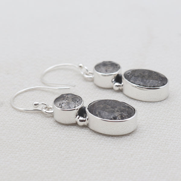 925 Sterling Silver Singing Quartz Earrings