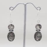 925 Sterling Silver Singing Quartz Earrings
