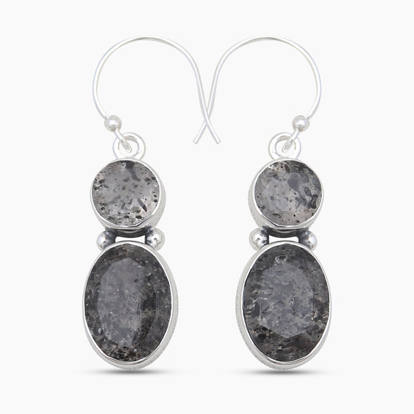 925 Sterling Silver Singing Quartz Earrings