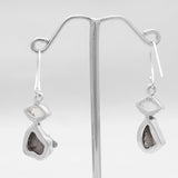 Herkimer Quartz Silver Earrings