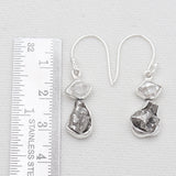 Herkimer Quartz Silver Earrings
