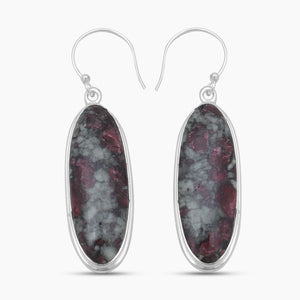 Eudialyte Silver Earrings