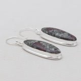 Eudialyte Silver Earrings