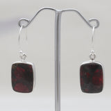925 Sterling Silver Eudialyte Earrings