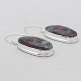 Eudialyte Silver Earrings