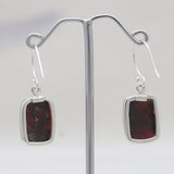 925 Sterling Silver Eudialyte Earrings