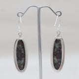 Eudialyte Silver Earrings