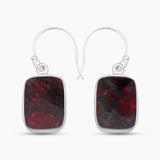 925 Sterling Silver Eudialyte Earrings