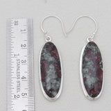 Eudialyte Silver Earrings
