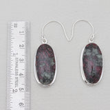Eudialyte Silver Earrings
