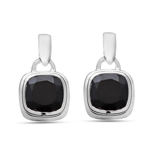 925 Sterling Silver Amethyst Earrings