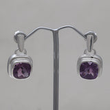 925 Starling Silver Amethyst Earring