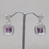 925 Starling Silver Amethyst Earring