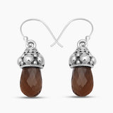 Citrine Silver Earrings