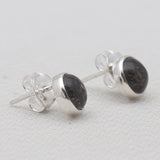Tourmalated Quartz Silver Stud Earrings