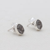 Tourmalated Quartz Silver Stud Earrings
