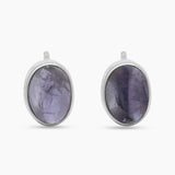Iolite Silver Studs Earrings