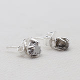 Meteorite Silver Stud Earrings