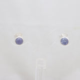 Tanzanite Silver Studs Earrings