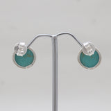 925 Sterling Silver Mexican Turquoise Earrings