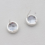 925 Sterling Silver Mexican Turquoise Earrings
