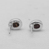 Abalone Shell Silver Stud Earrings