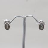 Abalone Shell Silver Stud Earrings
