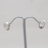 Abalone Shell Silver Stud Earrings