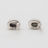 Abalone Shell Silver Stud Earrings