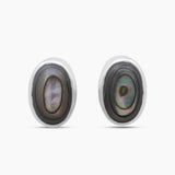 Abalone Shell Silver Stud Earrings
