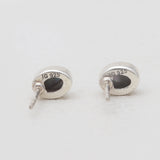 Abalone Shell Silver Stud Earrings