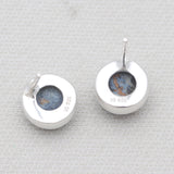 Pietersite Jasper Silver Stud Earrings