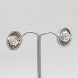 Labradorite Silver Stud Earrings
