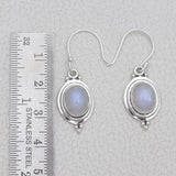 Natural Crystal Silver Earring