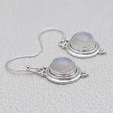 Natural Crystal Silver Earring