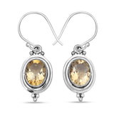 Natural Crystal Silver Earring