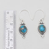 Natural Crystal Silver Earrings
