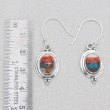 Natural Crystal Silver Earring