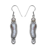 Freshwater Pearl Silver Earrings