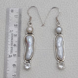 Freshwater Pearl Silver Earrings