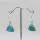 925 Sterling Silver Boulder Turquoise Earrings