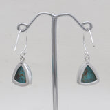 925 Sterling Silver Boulder Turquoise Earrings