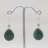 925 Sterling Silver Malachite Earrings