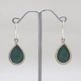 925 Sterling Silver Malachite Earrings