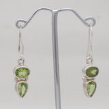 Peridot Silver Earrings