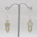 Peridot Silver Earrings